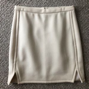 J. Crew NWOT Double-Notch Wool Skirt